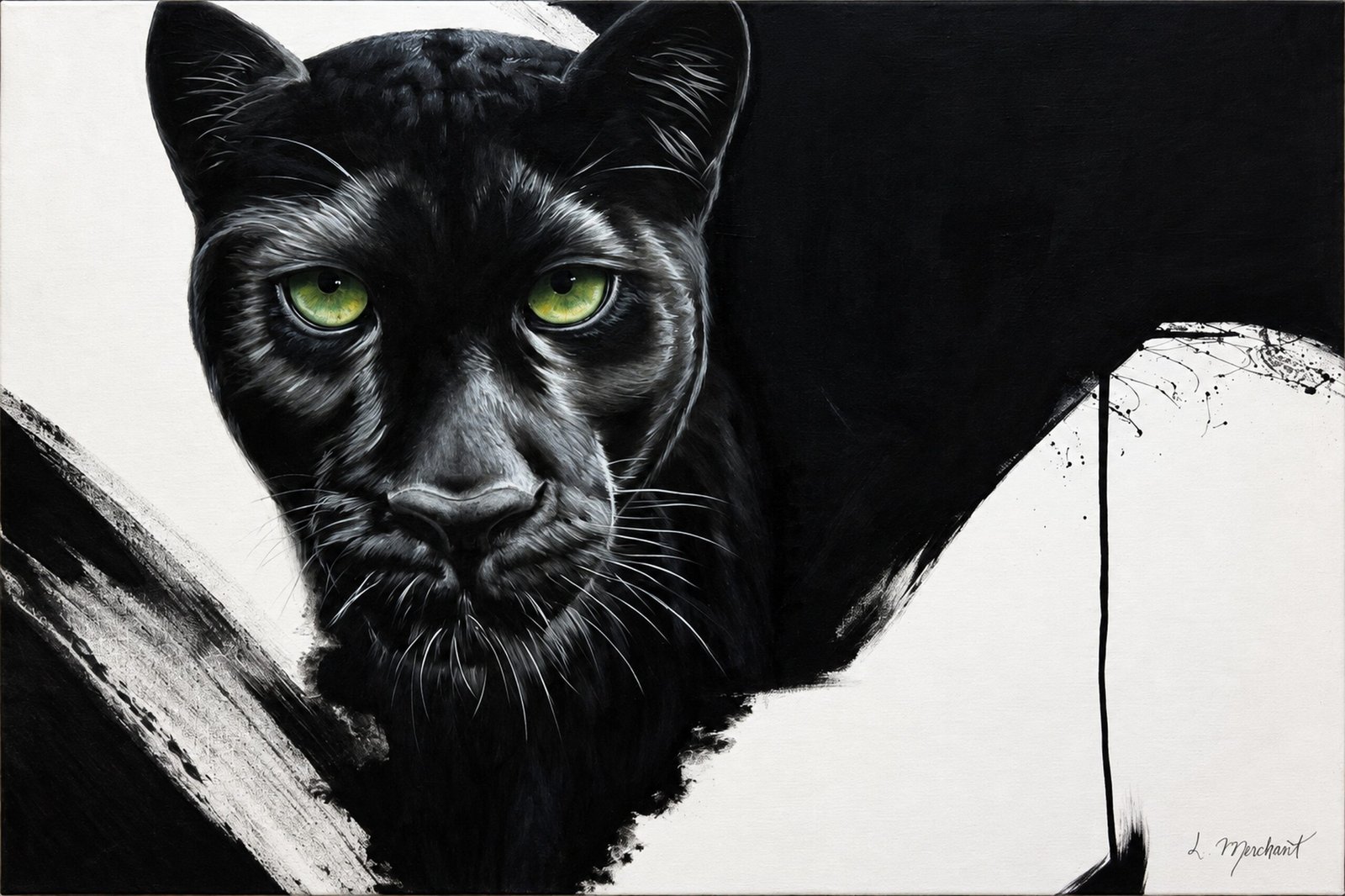 La mirada ancestral, obra de Leticia Merchant